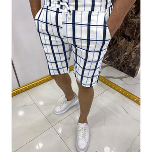 UrbanScout™ - Mens  Casual Business Drawstring Shorts Summer  Bermudas