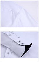 Load image into Gallery viewer, Men Casual Cotton Long Sleeve Light Dress Shirt
