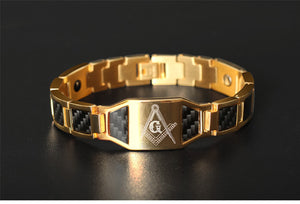 Steel Magnetic Therapy Healing Bracelet Magnet Bangle Relieve Pain Anti Radiation