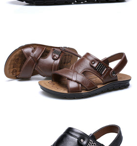 CoastalTrek™ -Men's Summer Genuine Leather Sandals