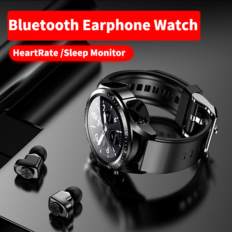 HiFi 2 in 1 Bluetooth Smart Watch with Earbuds